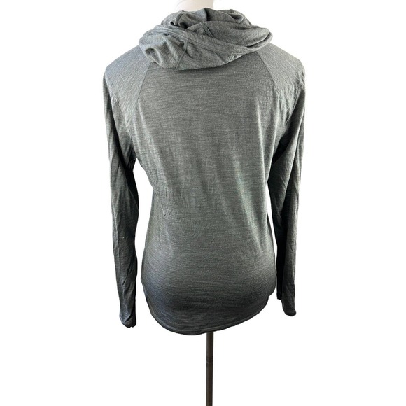 *Flaw Icebreaker Cool Lite Merino Wool Sphere Long Sleeve Hoodie Women's Large - Picture 6 of 13